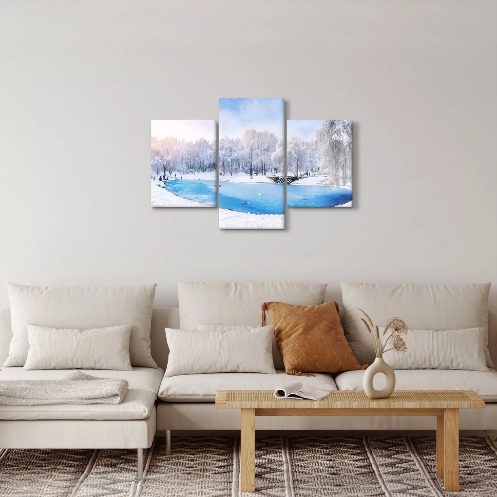 Kép - Jeges tó (90x60 cm)