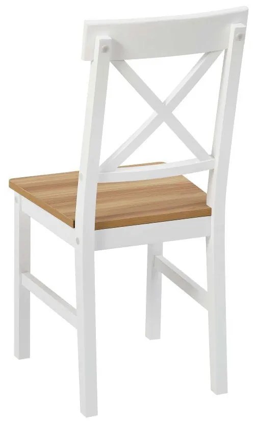 Catini KAMPALI Étkezőgarnitúra 4x szék + asztal - Fehér