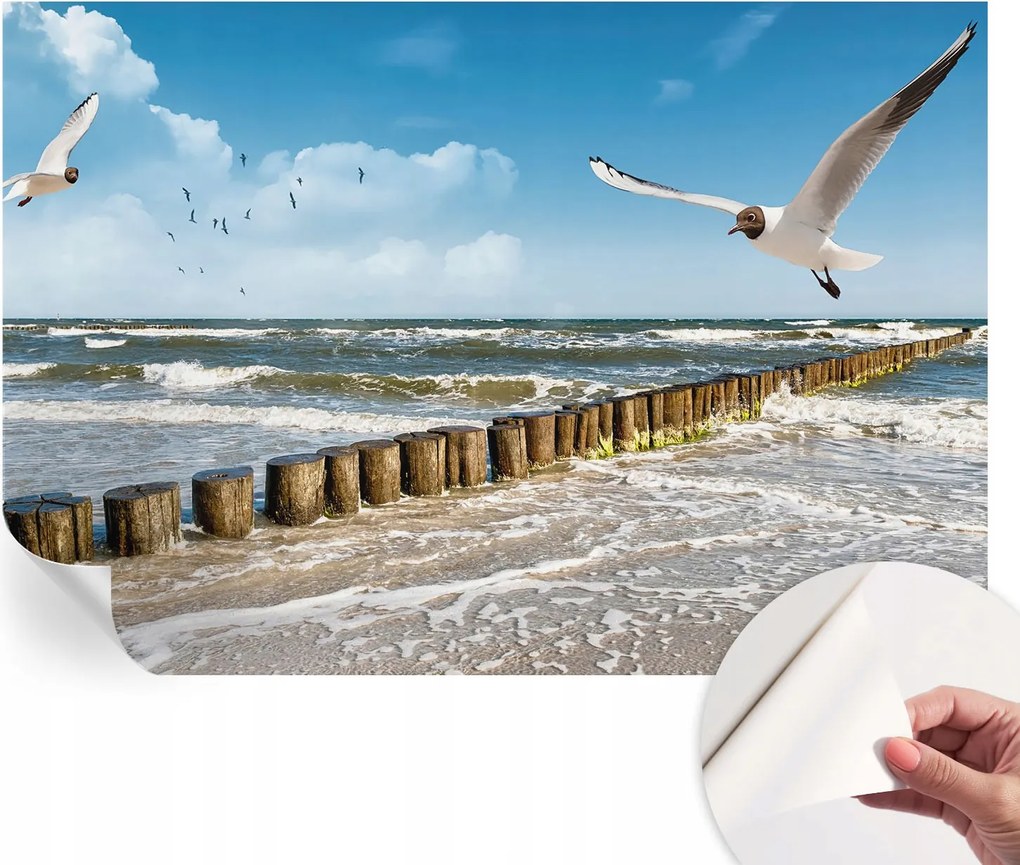 Öntapadós Dekoratív Fotótapéta Hálószobába Tengerparti tájkép 152x104