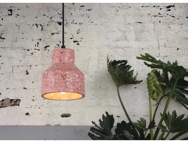 Klausen 111038 - RESIN lógó 1xE27/11W/230V rózsaszín/fekete