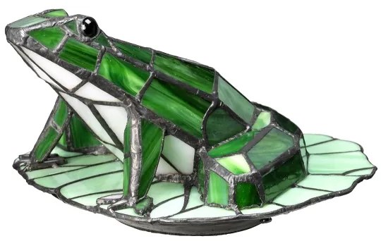 Elstead QZ-FROG-TL - LED dekorációs lámpatest TIFFANY 1xG9/3W/12/230V béka