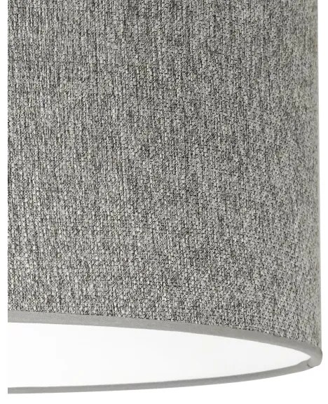 Duolla - Felületre szerelhető csillár ROLLER ECO RECYCLING 1xE27/15W/230V átm. 45 cm szürke