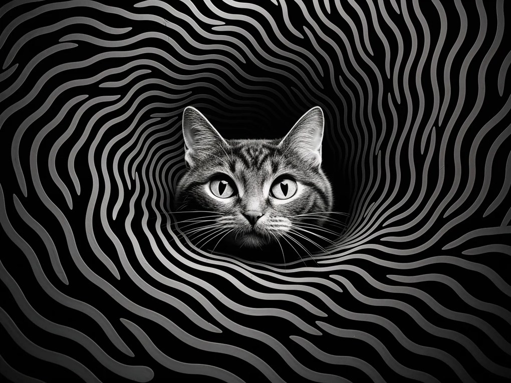 Poszter 40x30cm Hipnotizáló Macskaszem