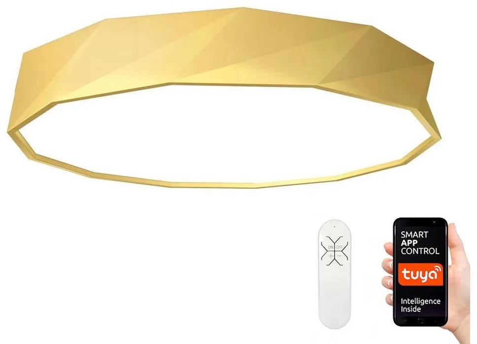 Immax Neo Immax NEO 07132-G80- LED Mennyezeti lámpa DIAMANTE LED/60W/230V + távirányító Tuya ZigBee IM0813