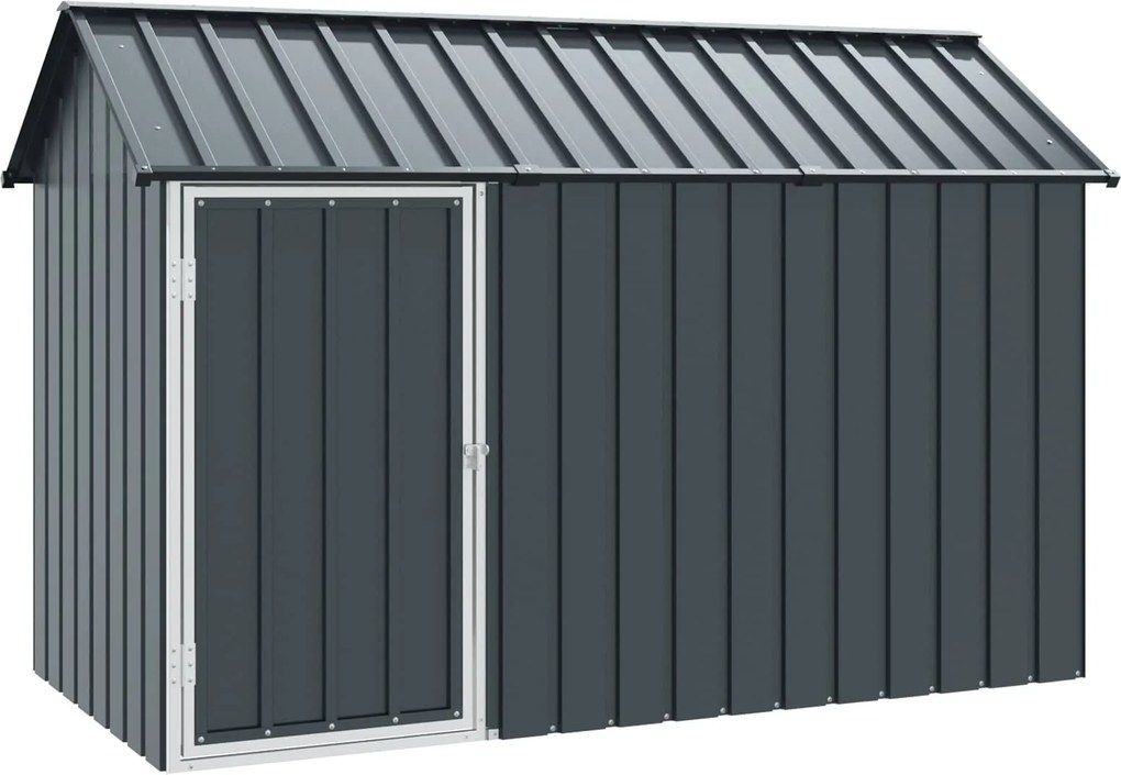 vidaXL Madár kalitka Antracit 215 x 112 x 141 cm Horganyzott acél
