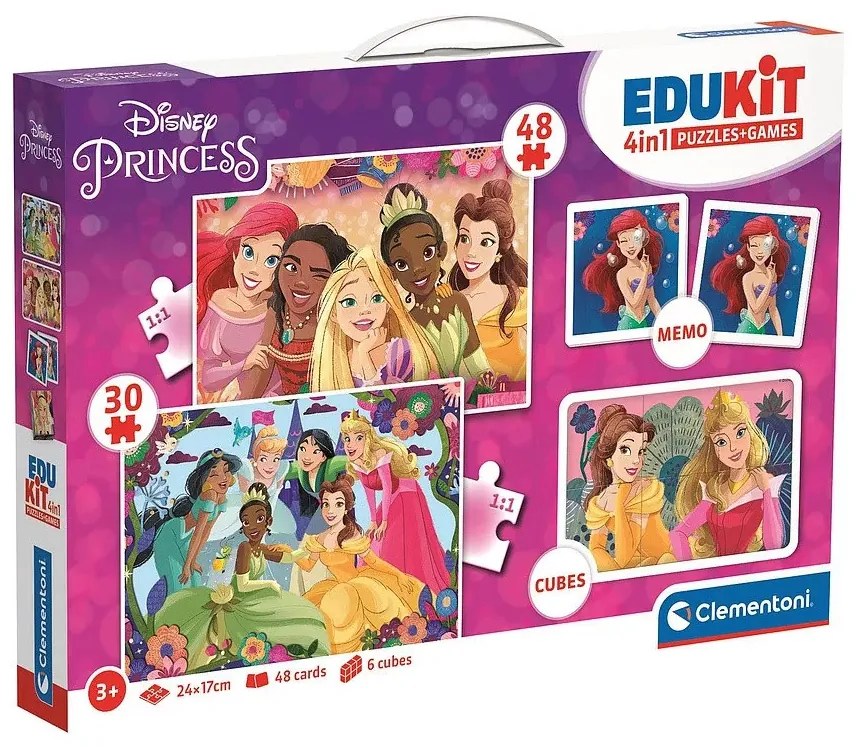 Disney Hercegnők Bonding 4 az 1-ben játékgyűjtemény Clementoni