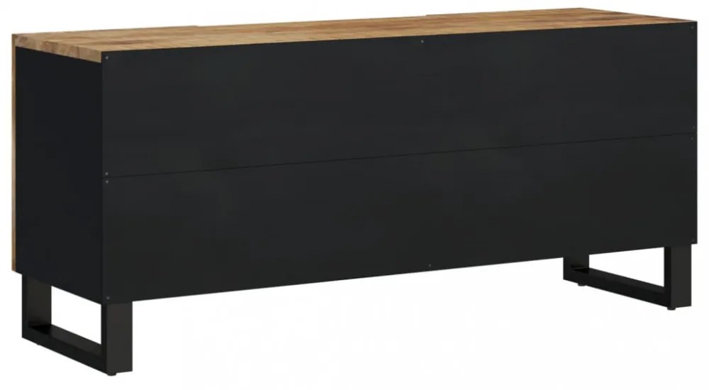 vidaXL tömör mangófa és szerelt fa TV-szekrény 105 x 33,5 x 46 cm