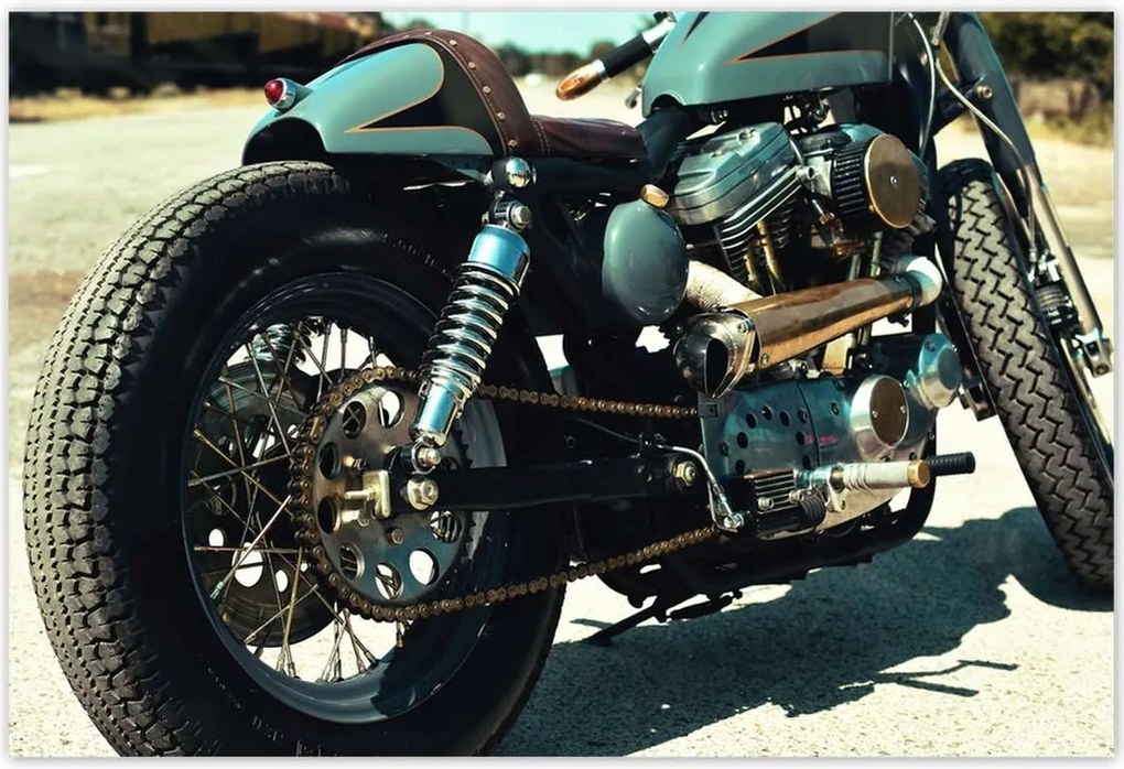 Poszterek 185x125 Klasszikus motorkerékpár Motor