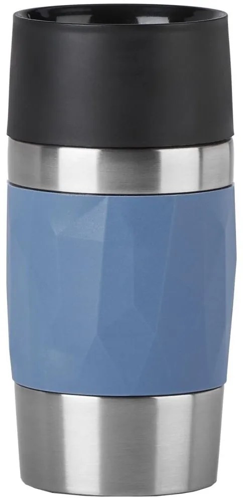 Tefal - Termikus bögre 300 ml COMPACT MUG rozsdamentes/kék
