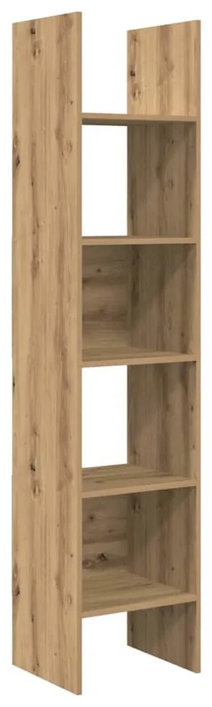 Könyvespolc kézműves tölgy 40 x 35 x 180 cm Faanyag