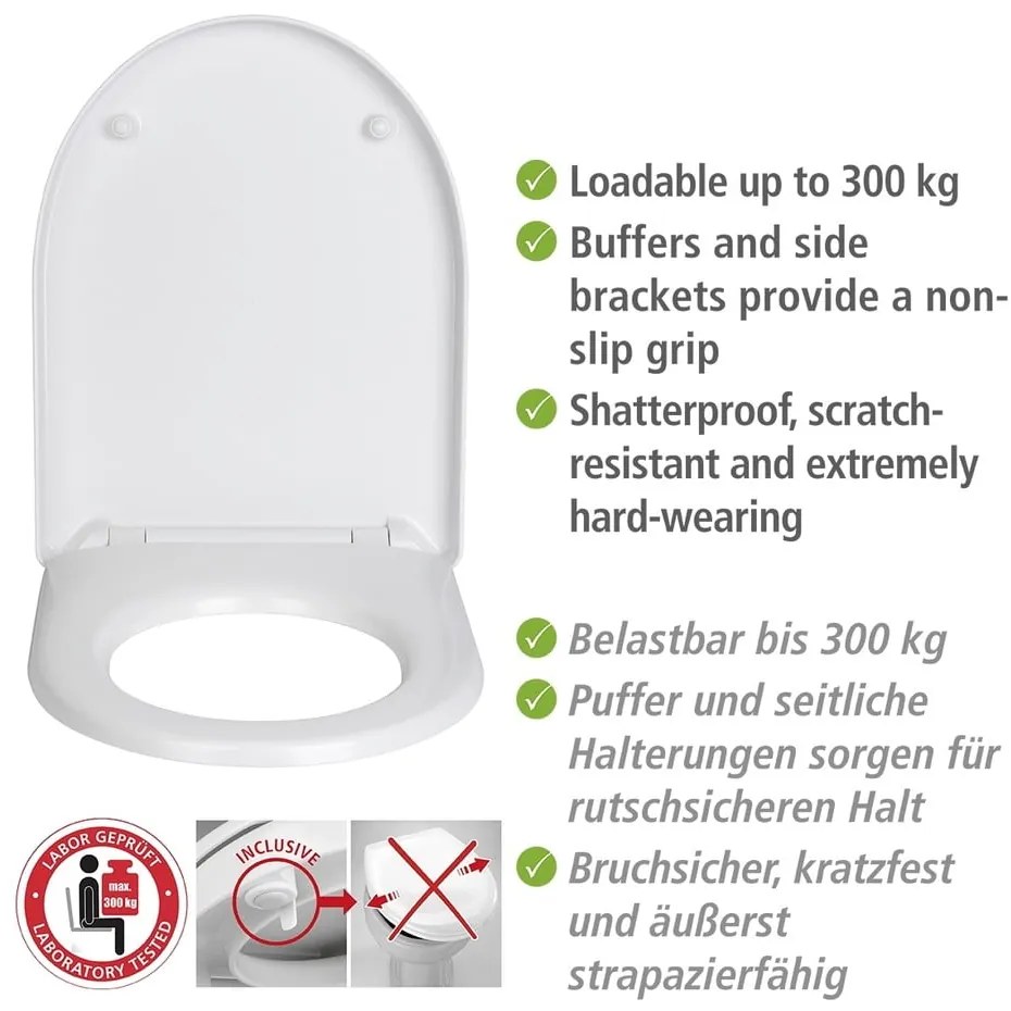 WC-ülőke automatikus záródással Sindia – Wenko
