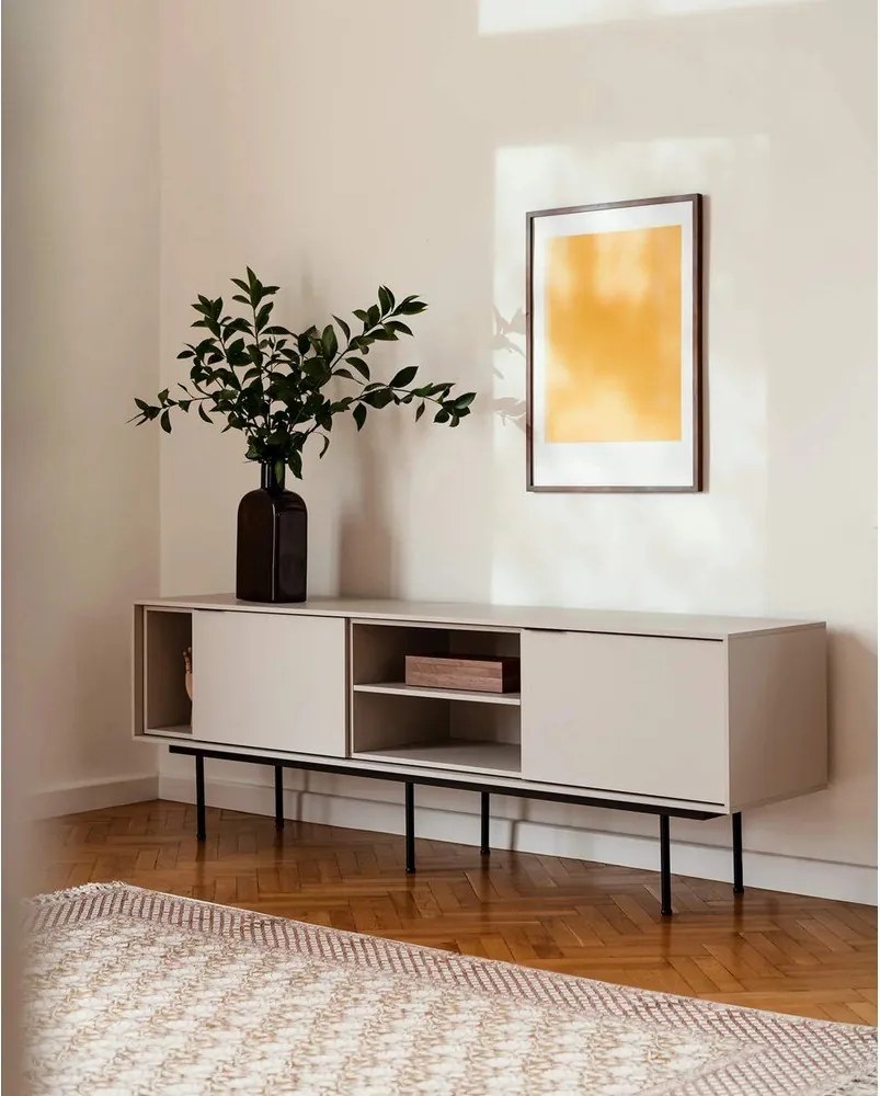 Borvörös TV-állvány 189x61x42 cm Mod – noo.ma