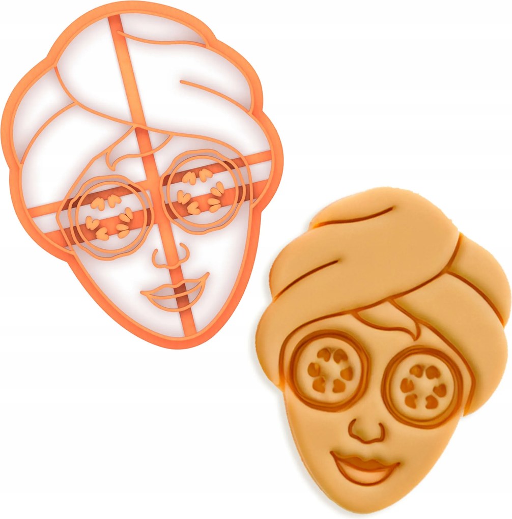 Forma Prémium Sütemény lyukasztó Fej Spa Anyák Napja Nőnap