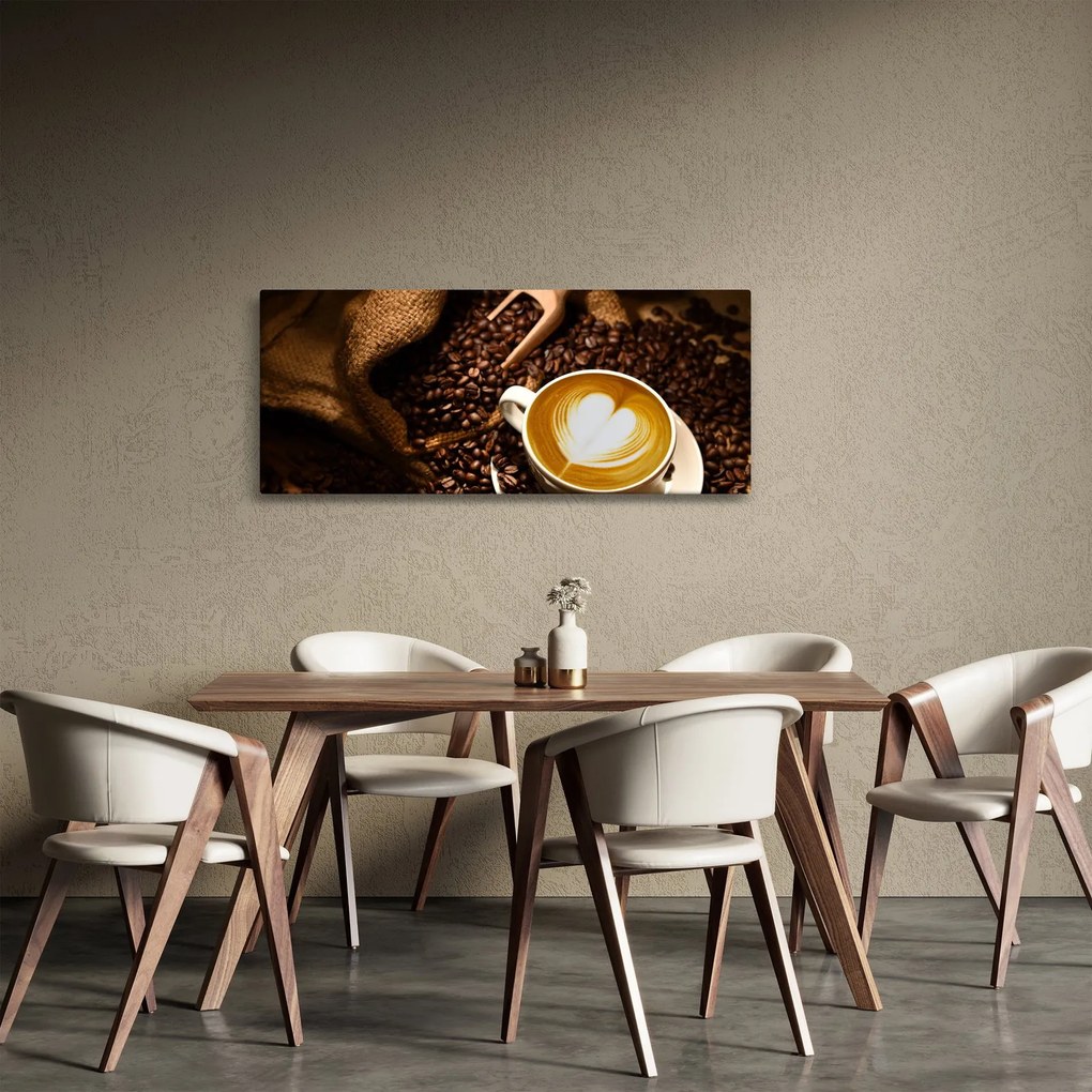 Kép - Egy csésze kávé (120x50 cm)