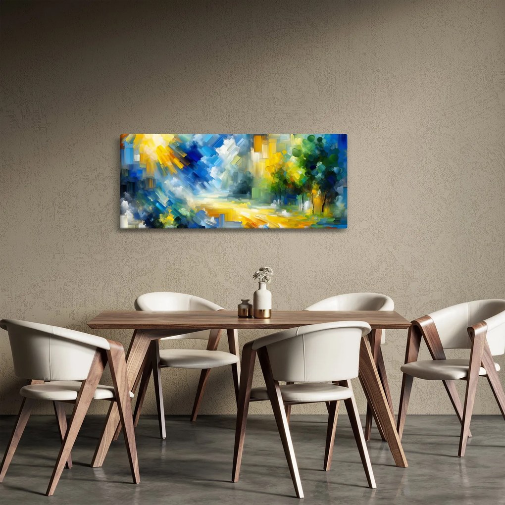 Kép - Absztrakt napos nap (120x50 cm)