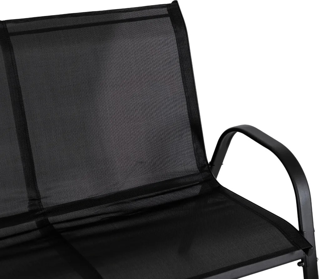 MINNESOTA kerti bútor szett fekete