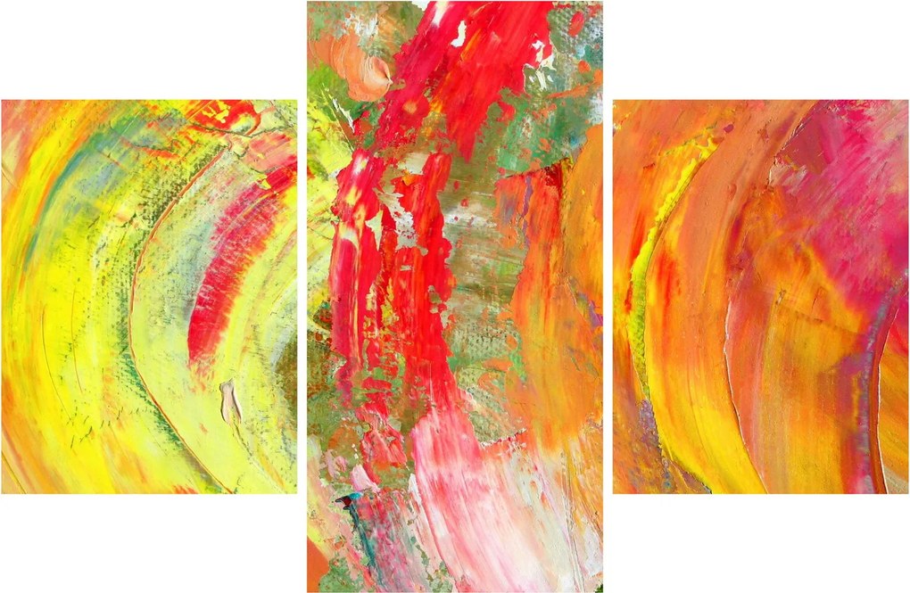 Absztrakció kép - festmény (90x60 cm)
