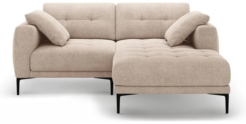 Világosbarna sarokkanapé (jobb oldali-heverő résszel) Bemy – Micadoni