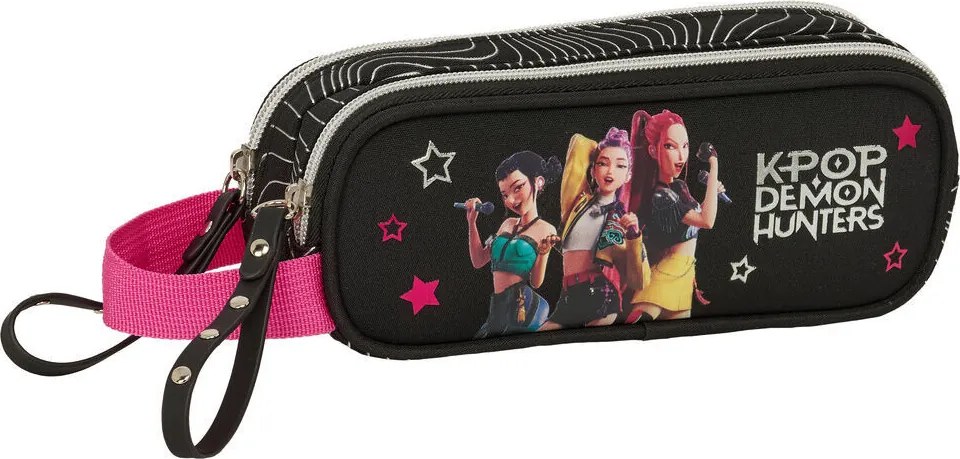 K-pop Démonvadászok Energy 2 rekeszes tolltartó 21 cm