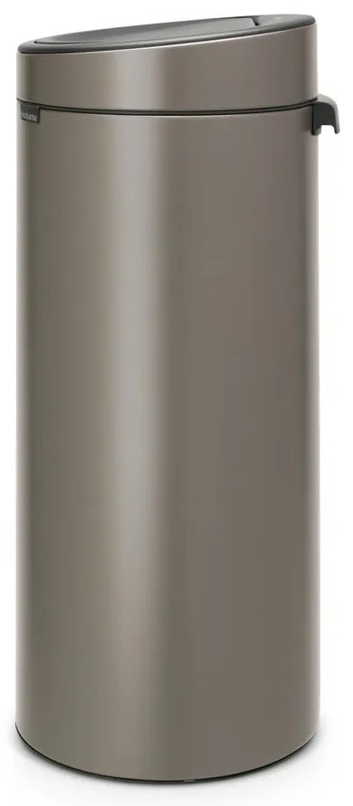 Szürke acél érintésre nyíló szemetes 30 l Touch Bin – Brabantia