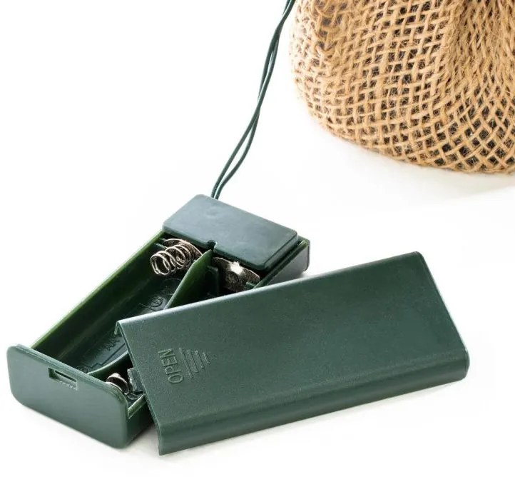 Karácsonyfa világítással 20 LED - 45 cm