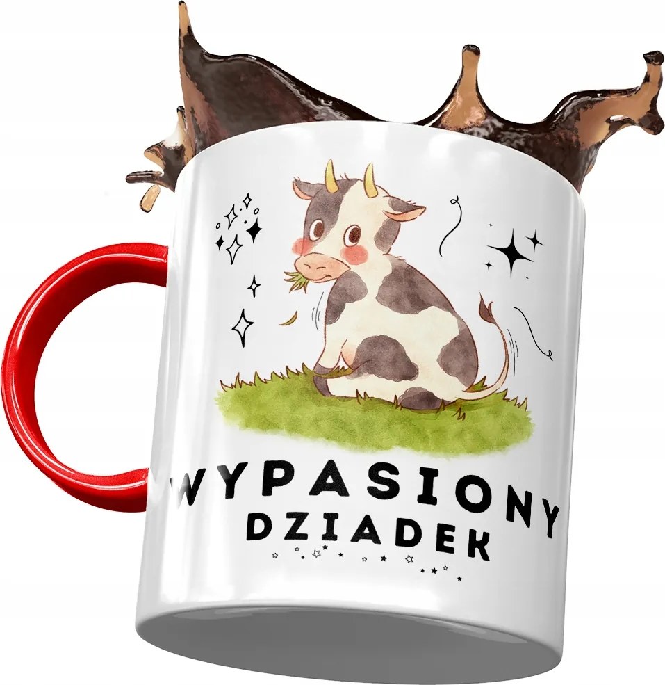 Piros bögre nagypapának Nagypapa napja Ajándék fényképes nyomtatással