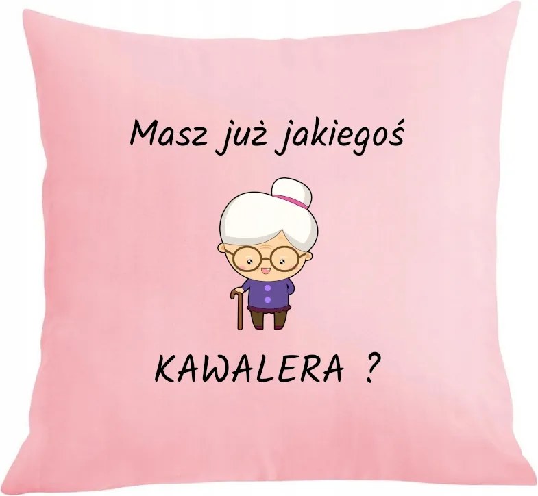 Párna párnahuzat Klasszikus Nagyi Van már lovagod?