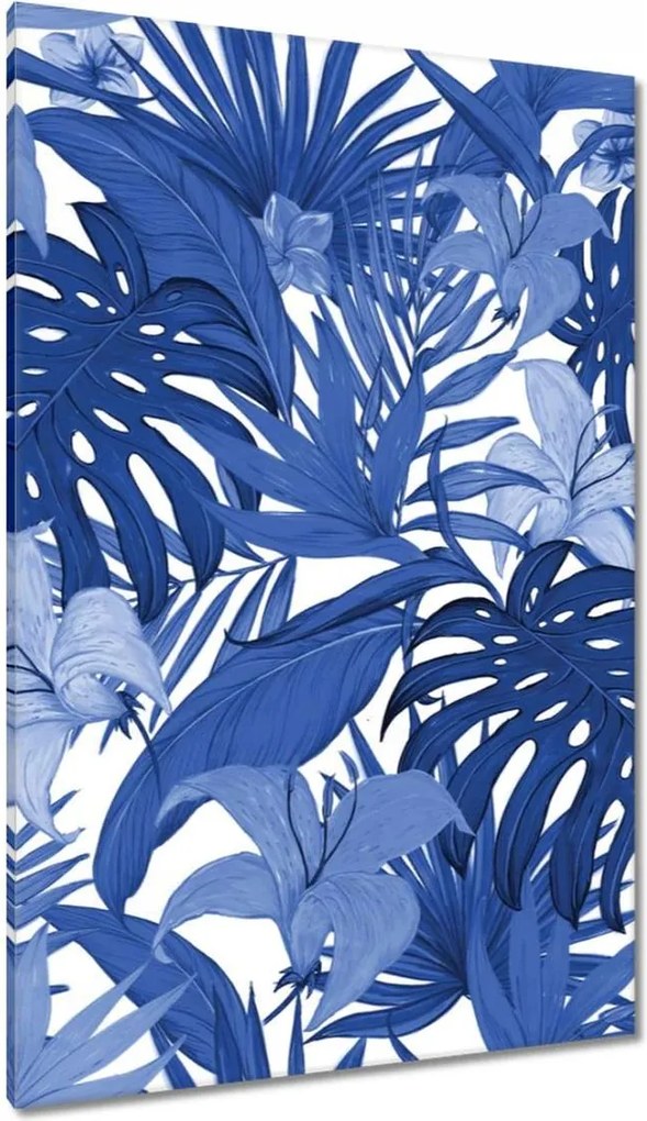 Vászonkép 80x120 Classic Blue Monstera
