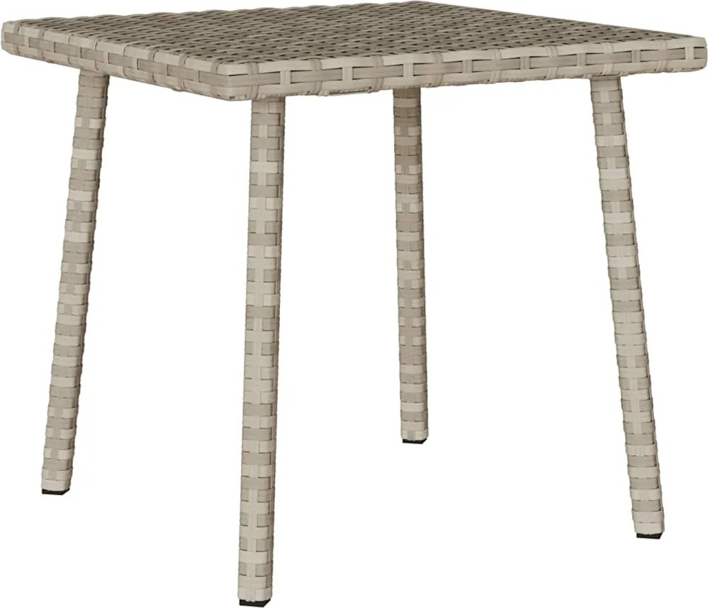 vidaXL téglalap polyrattan kerti dohányzóasztal 40x40x37cm