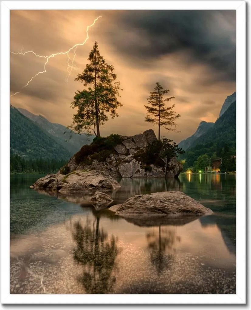 Poszterek keretben 40x50 Hegyi szépség Tájkép