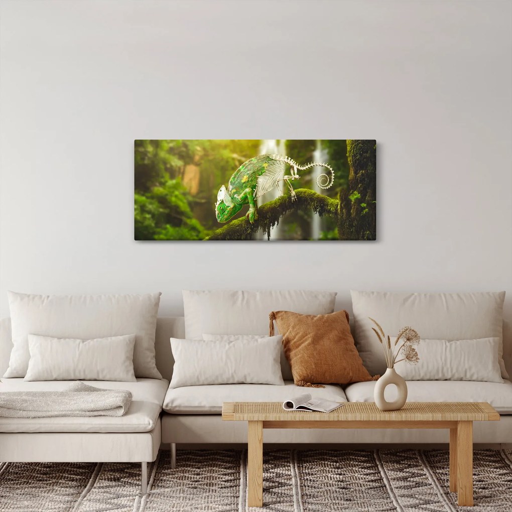 Kaméleon képe (120x50 cm)