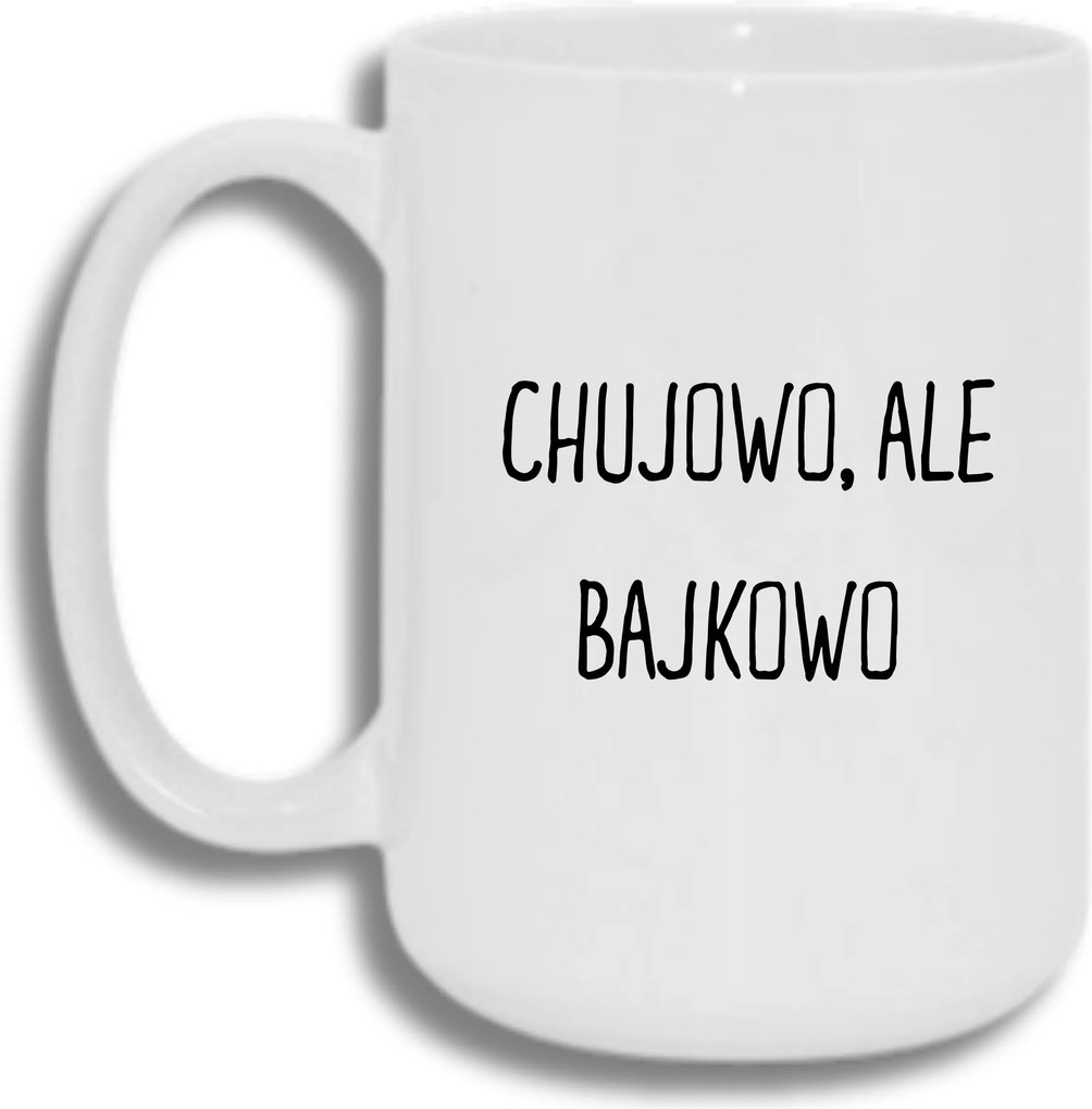 Bögre Fehér Nagy 440ml Ajándék Vicces Mese