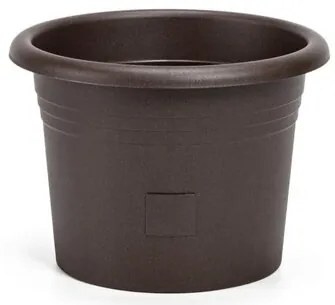 Plastia Öntözés nélküli virágcserép Narza átmérő40 cm, csokoládé, 40 cm átmérőjű