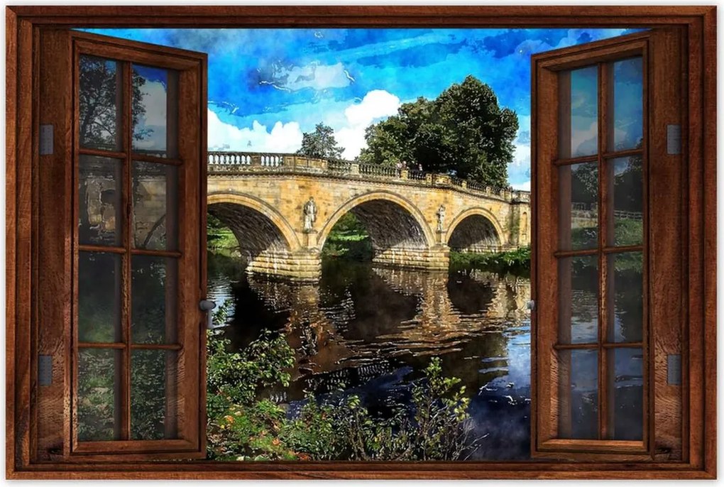 Poszterek 60x40 Híd Tájkép Híd