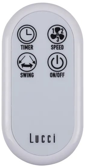 Lucci Air 213128EU - Fali ventilátor BREEZE 55W/230V fehér + távirányító