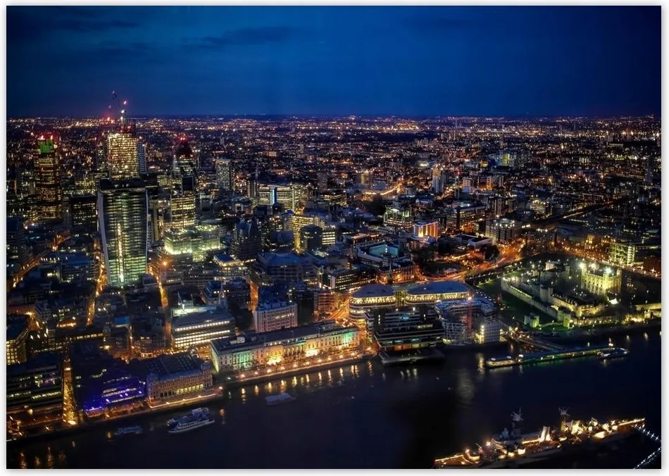 Poszterek A0 Szint Éjszakai London