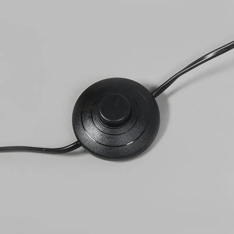 Modern állólámpa fekete, beépített LED-del, állítható - Trax