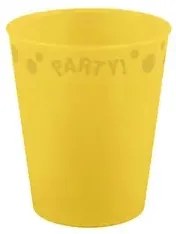 Sárga Yellow micro prémium műanyag pohár 250 ml