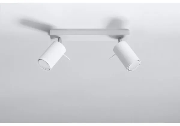 Sollux SL.0088 - Spotlámpa RING 2 2xGU10/10W/230V fehér