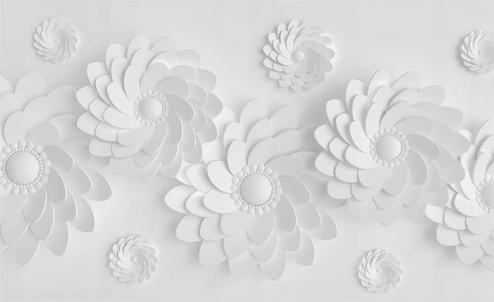 Fotótapéta Flizelin Hálószoba Fal Virágos elegancia 416x254 Ragasztó