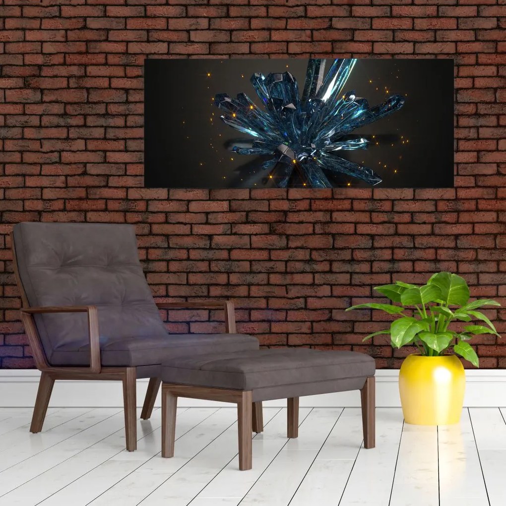 Kristály kép (120x50 cm)