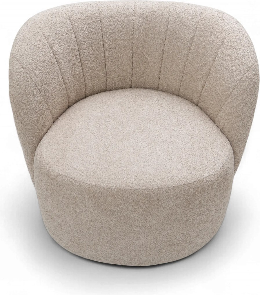 Soya relax fotel - bézs bouclé Catch Me 02