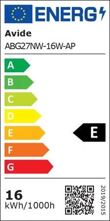 LED izzó, E27, gömb, A70, 16W, 2000lm, 4000K, AVIDE (AVLED016)