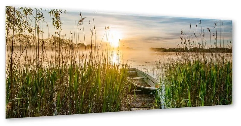Boat In The Grass kép, 125 x 50 cm - Styler