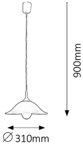 Rabalux 3905 - ALABASTRO csillár 1xE27/60W/230V alabástrom üveg