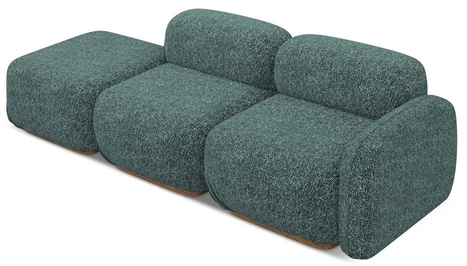 Türkiz moduláris heverő (jobb oldali) Ailani – Makamii