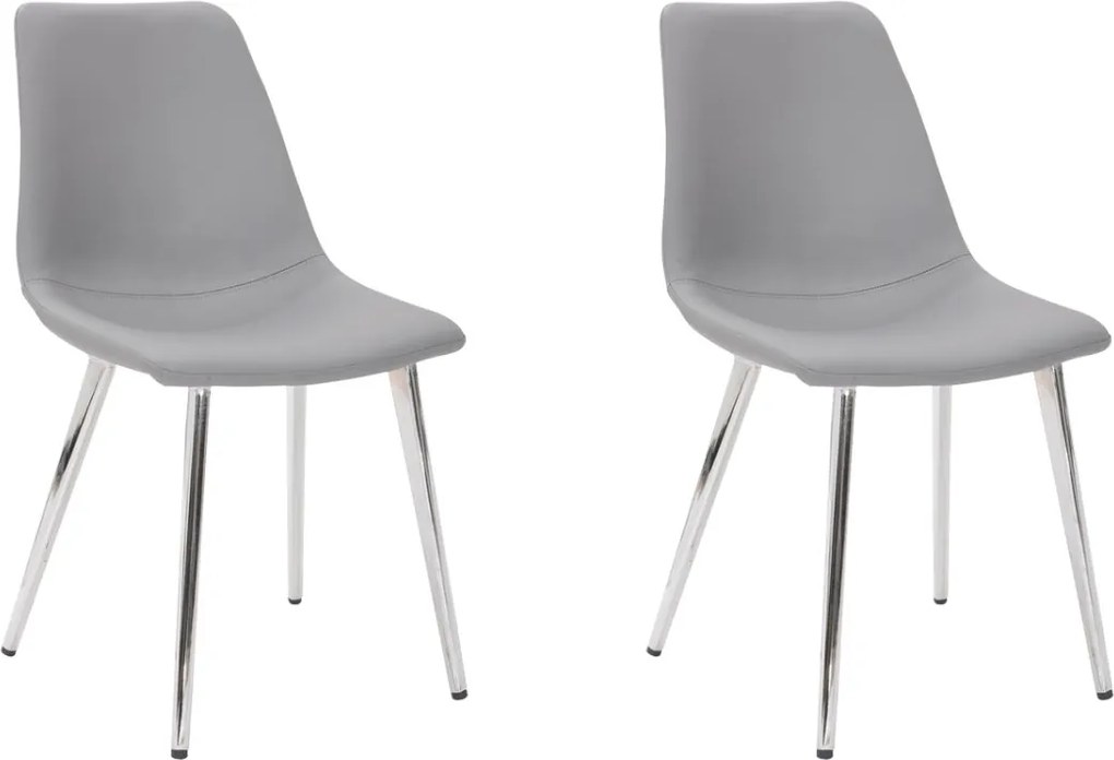 2db Étkezőszék Hawaj CL-18062 világosszürke