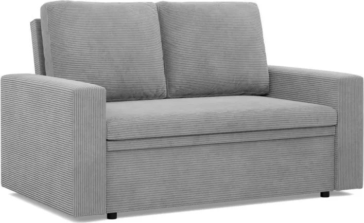 Zeus kanapé, kordbársony, hab töltet, egyenes kartámasz, szürke