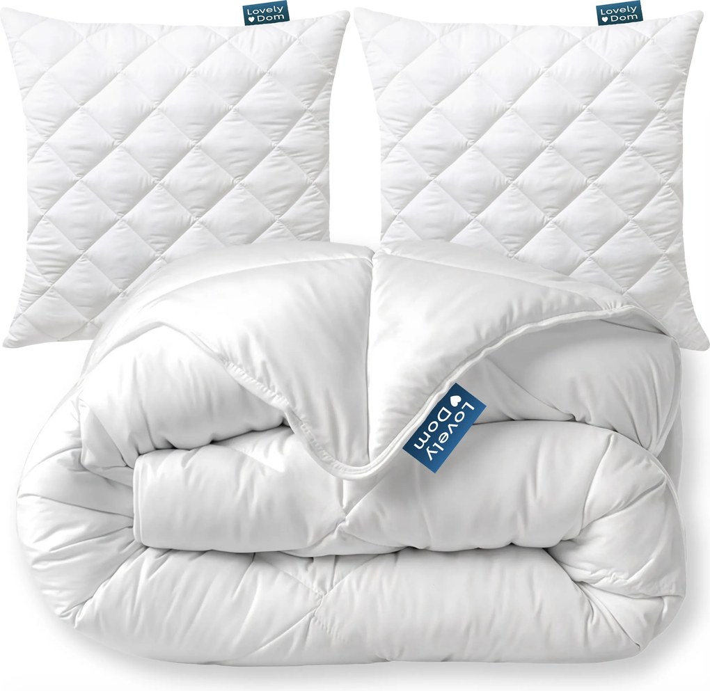 Paplan Párna Szett 160x200 2x 70x80 Egész Éves Antiallergén Szett