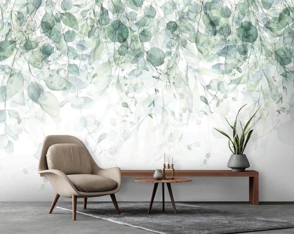 Levél mintás poszter, fotótapéta Vlies (312 x 219 cm)